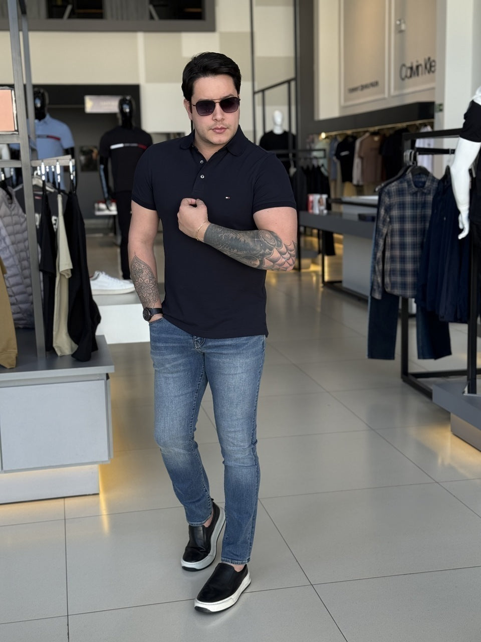 Polo Tommy Hilfiger Slim Fit 1985 Masculino