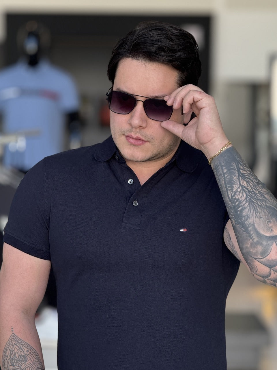 Polo Tommy Hilfiger Slim Fit 1985 Masculino