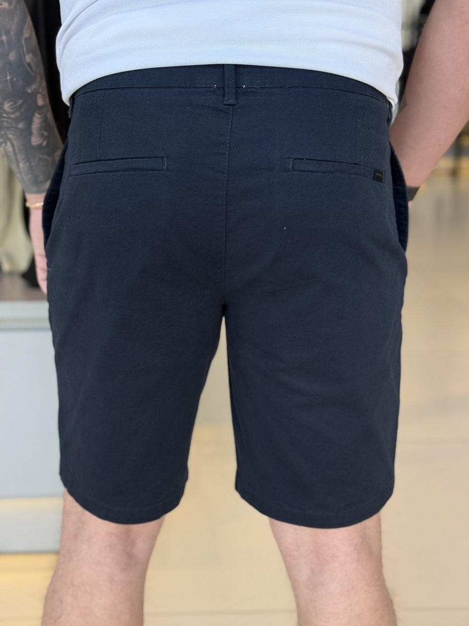 Bermuda Calvin Klein Sarja com Bolso Masculino