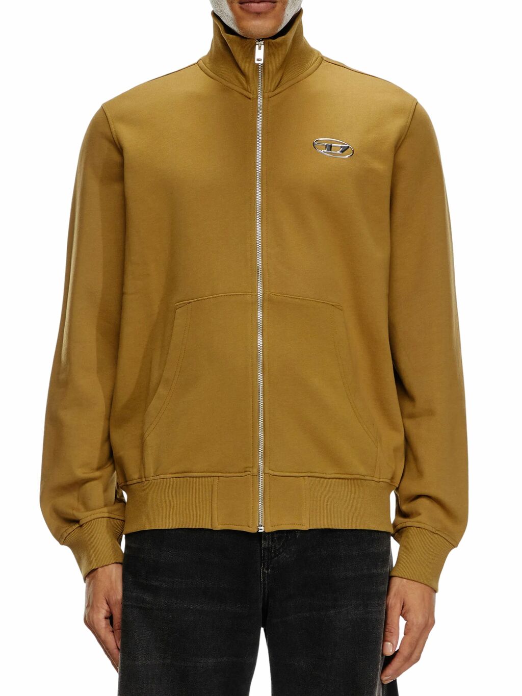 Blusa Diesel Moletom S-Ginni-Zip-Od Felpa Masculino