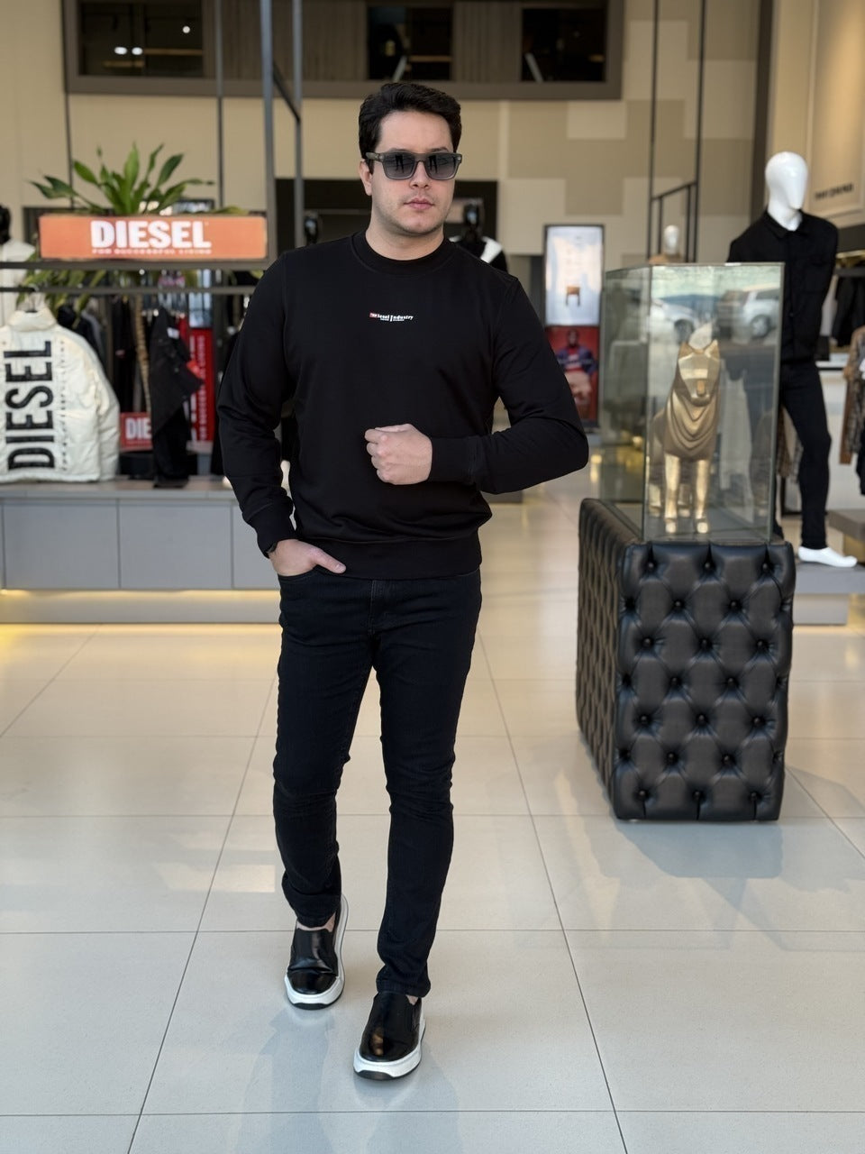 Blusão Diesel S- Ginn-K45 Moletom Masculino