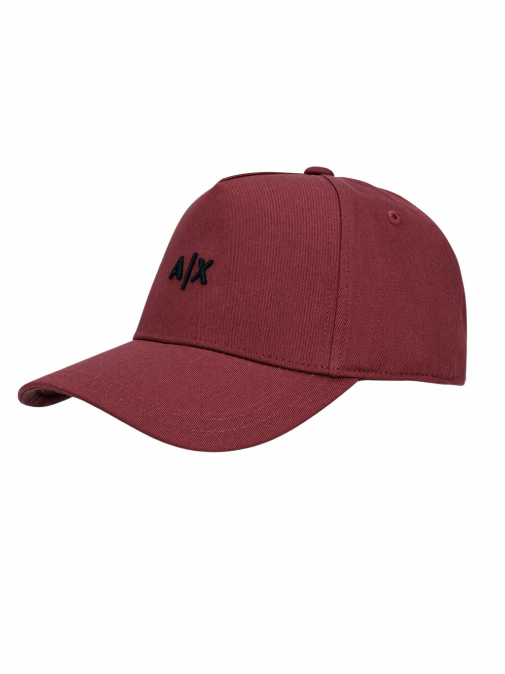 Boné Armani Exchange Logo Assinatura Bordado Relevo Frontal Masculino Bordô
