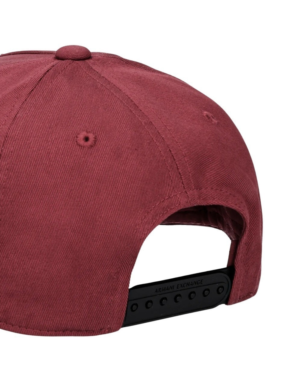 Boné Armani Exchange Logo Assinatura Bordado Relevo Frontal Masculino Bordô