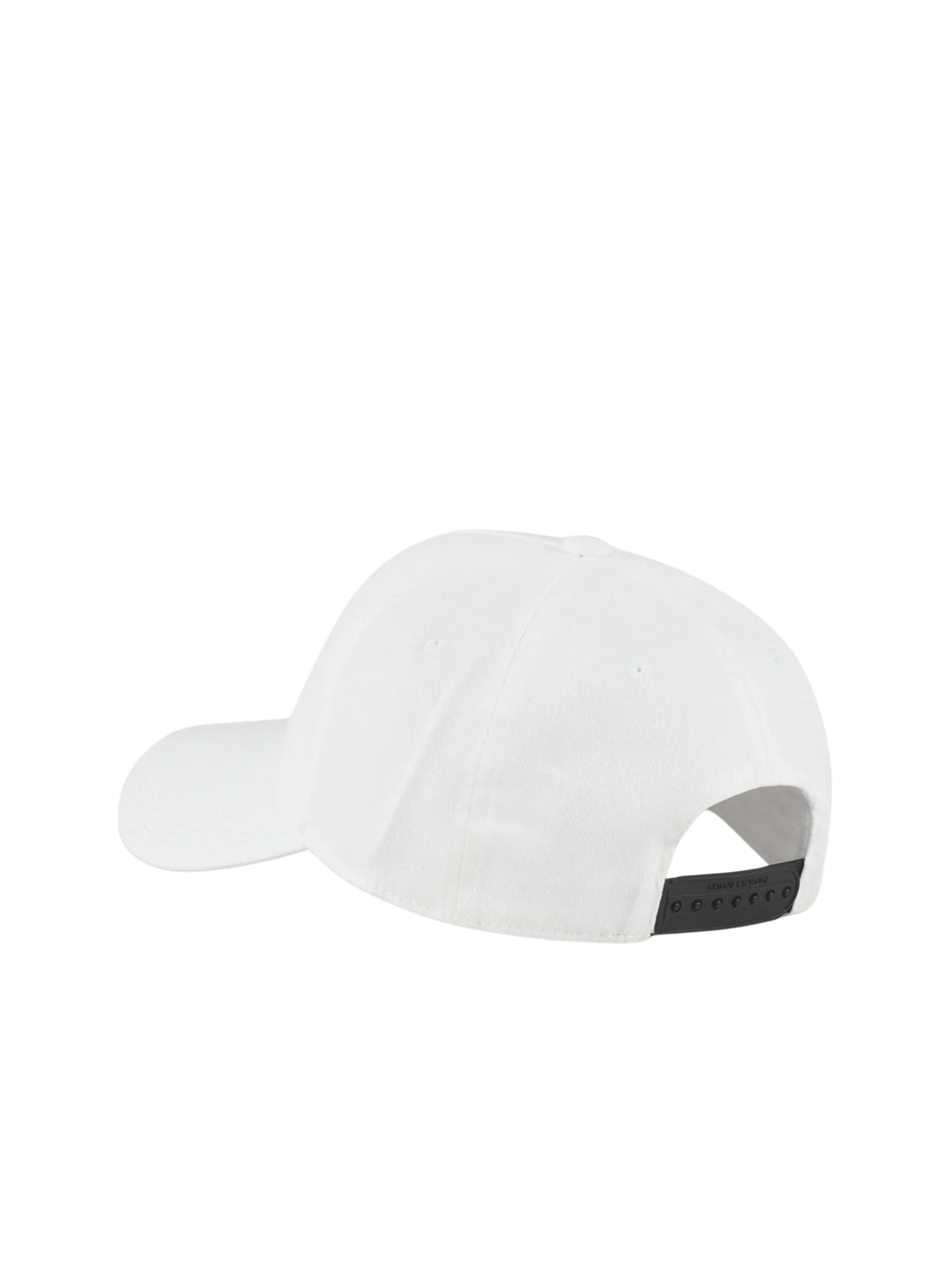 Boné Armani Exchange Logo Assinatura Bordado Relevo Frontal Masculino Branco