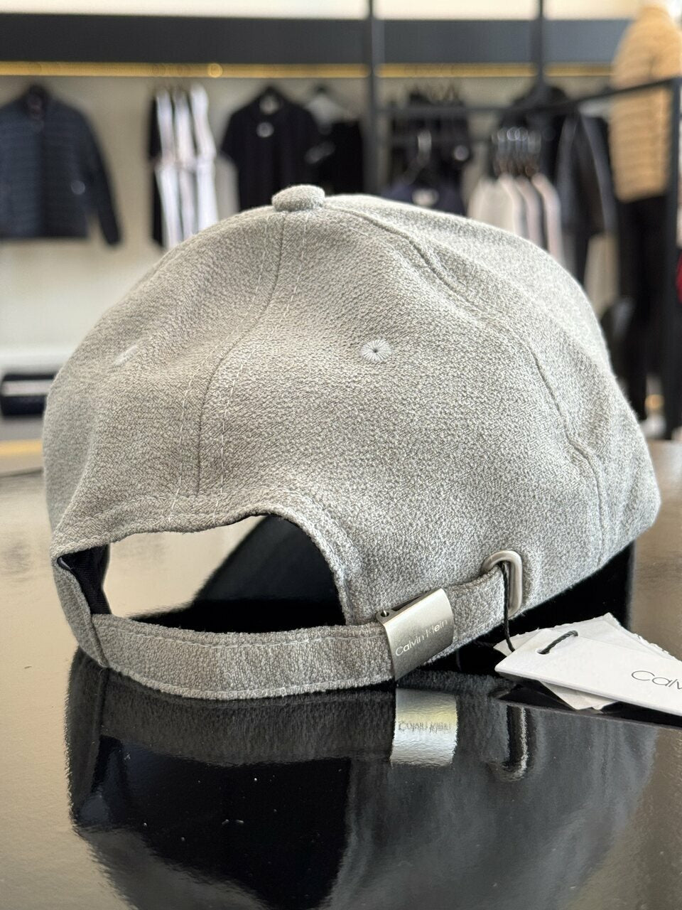 Boné Calvin Klein Etiqueta Frontal Emborrachada Masculino