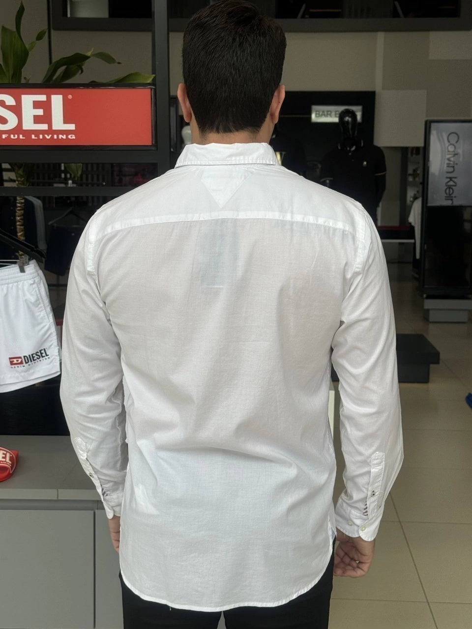Camisa Tommy Hilfiger Manga Longa Thflex Regular Fit Masculino