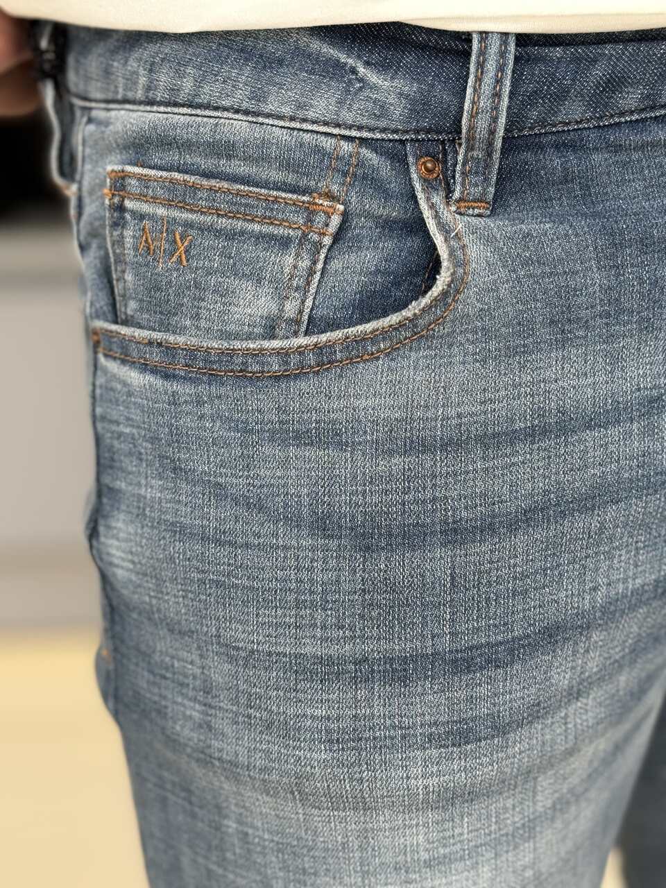 Calça Armani Exchange Jeans Slim J13 Masculino