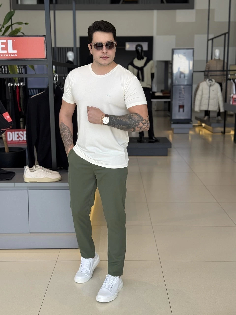 Calça Impire Casual Slim Masculino