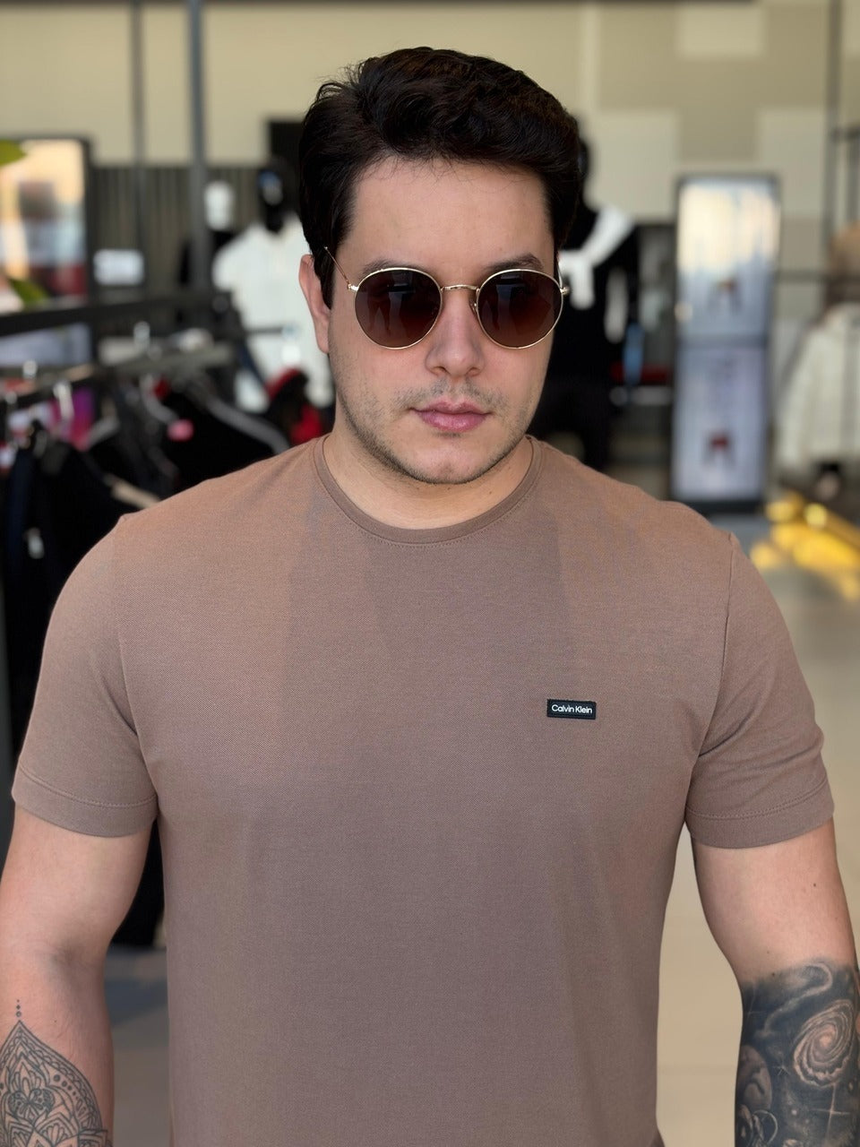 Camiseta Calvin Klein Piquet Masculino