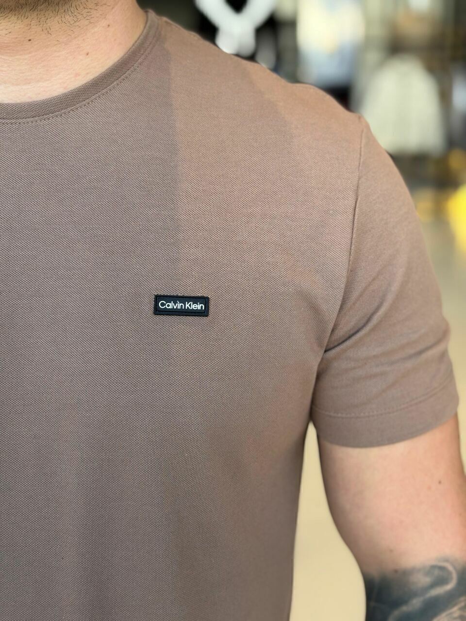 Camiseta Calvin Klein Piquet Masculino