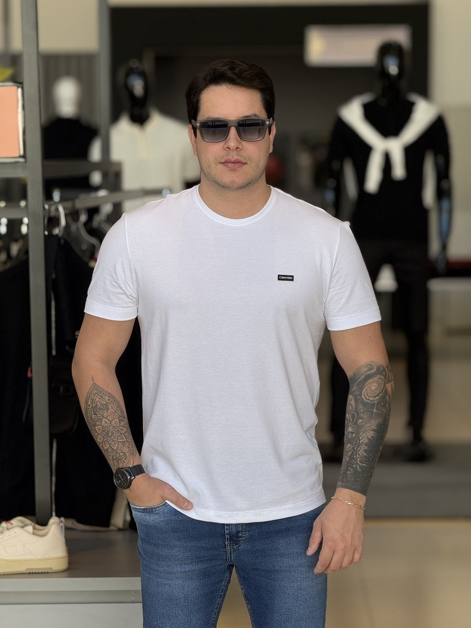 Camiseta Calvin Klein Piquet Masculino