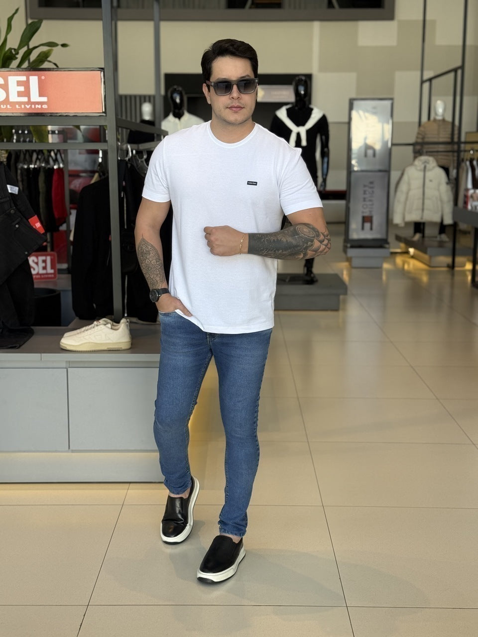 Camiseta Calvin Klein Piquet Masculino