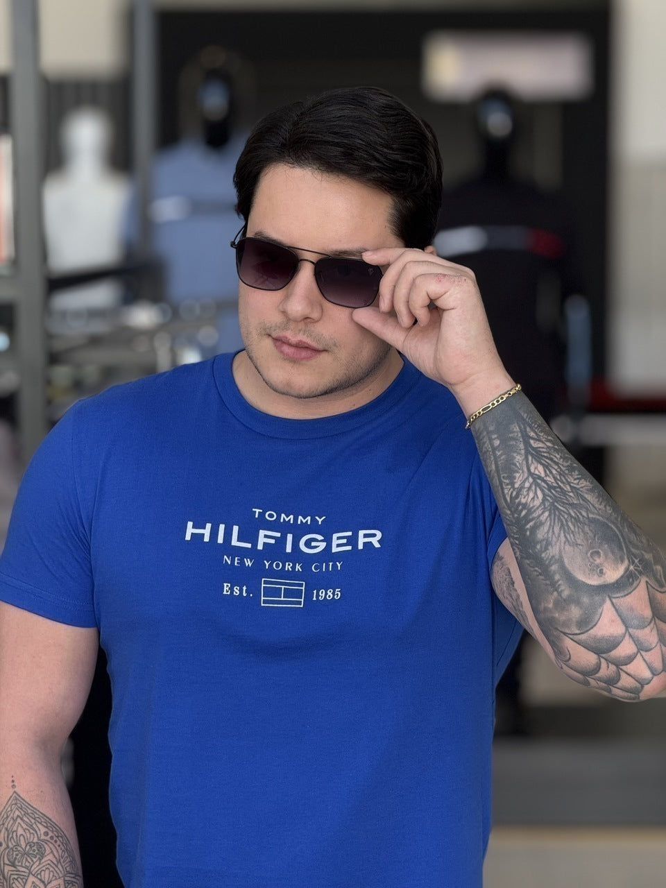 Camiseta Tommy Hilfiger Stack Graphic Masculino