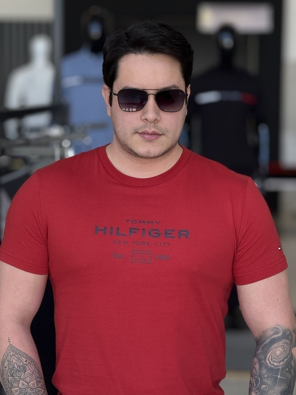 Camiseta Tommy Hilfiger Stack Graphic Masculino