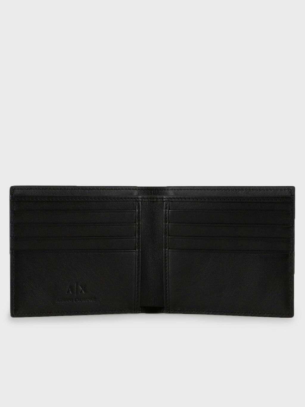 Carteira Armani Exchange em Couro Masculino Preto