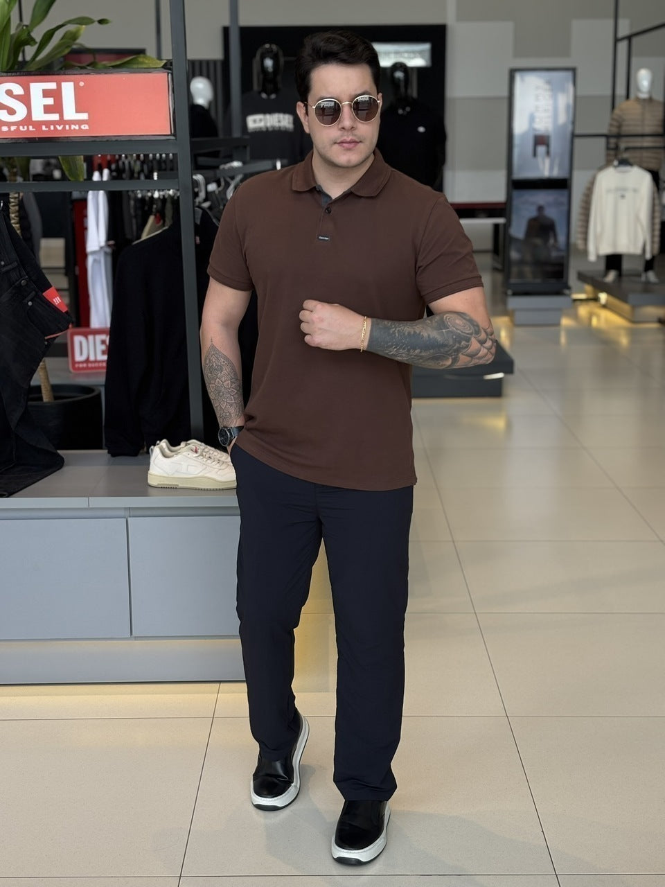Polo Calvin Klein Premium Masculino