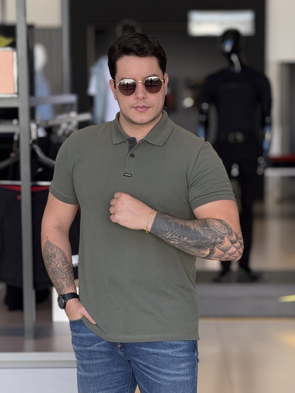 Polo Calvin Klein Premium Masculino