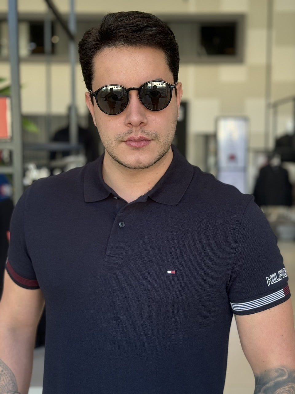 Polo Tommy Hilfiger Slim Fit Masculino