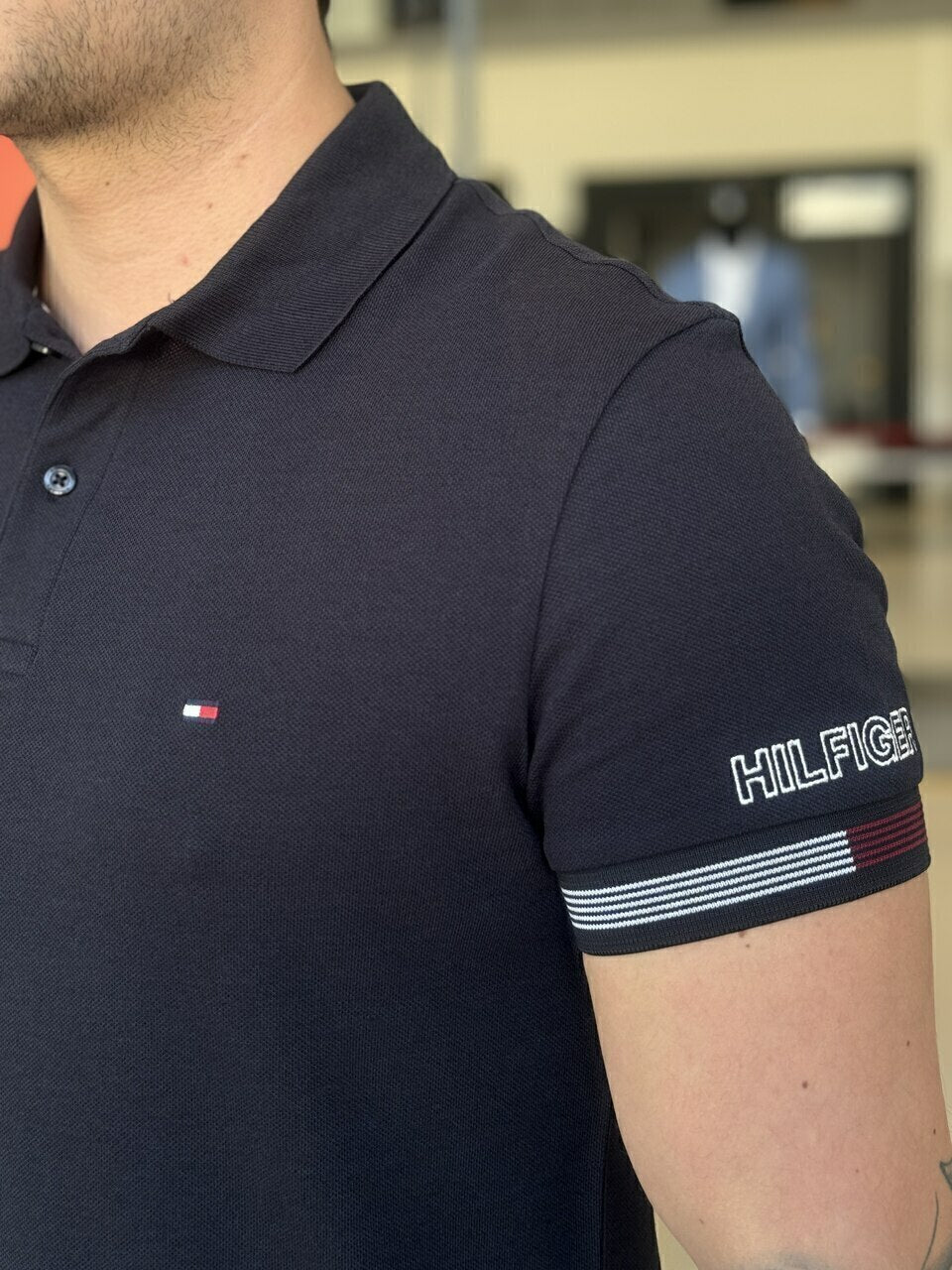 Polo Tommy Hilfiger Slim Fit Masculino