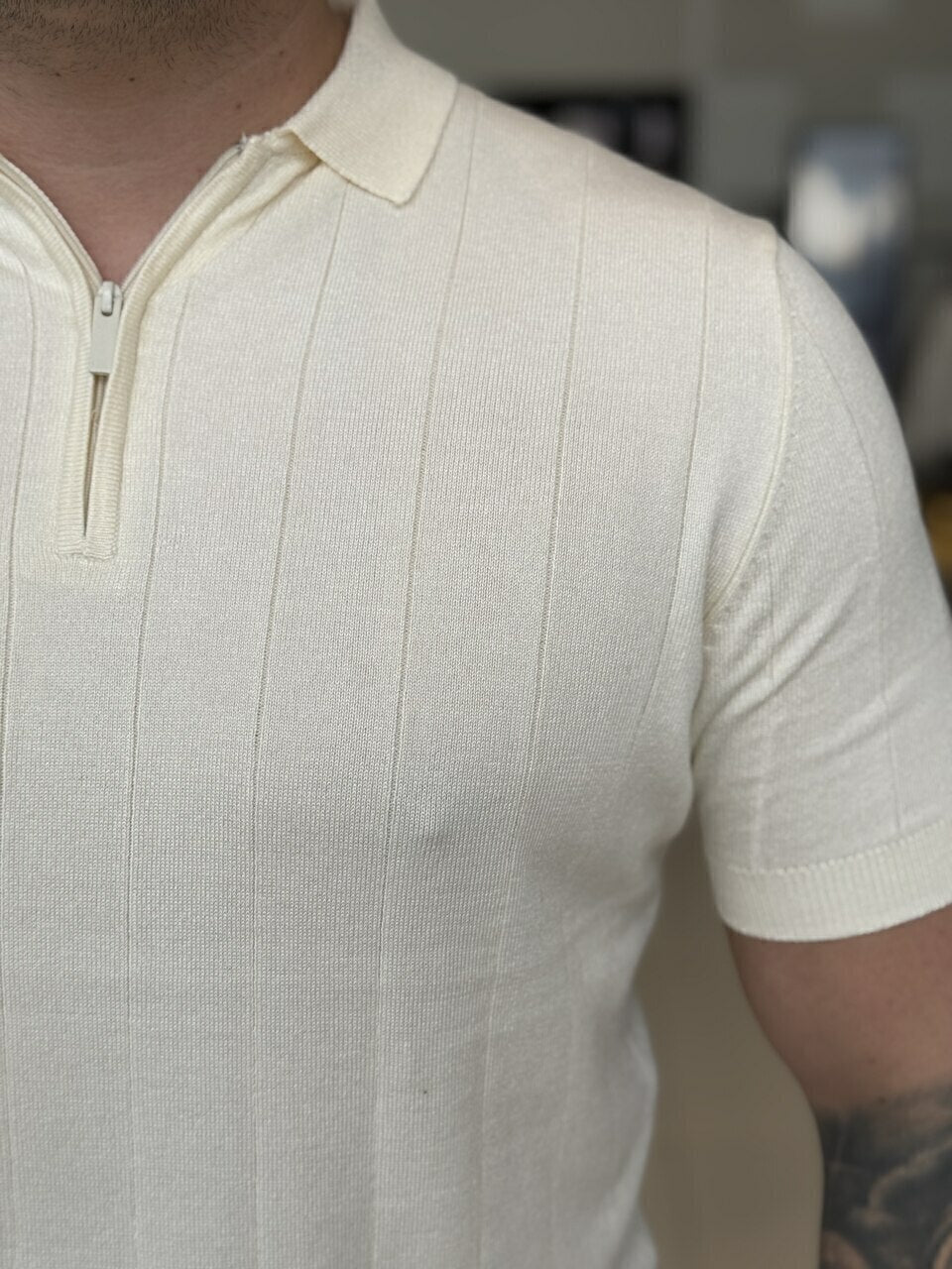 Polo Impire Tricot Listras Masculino