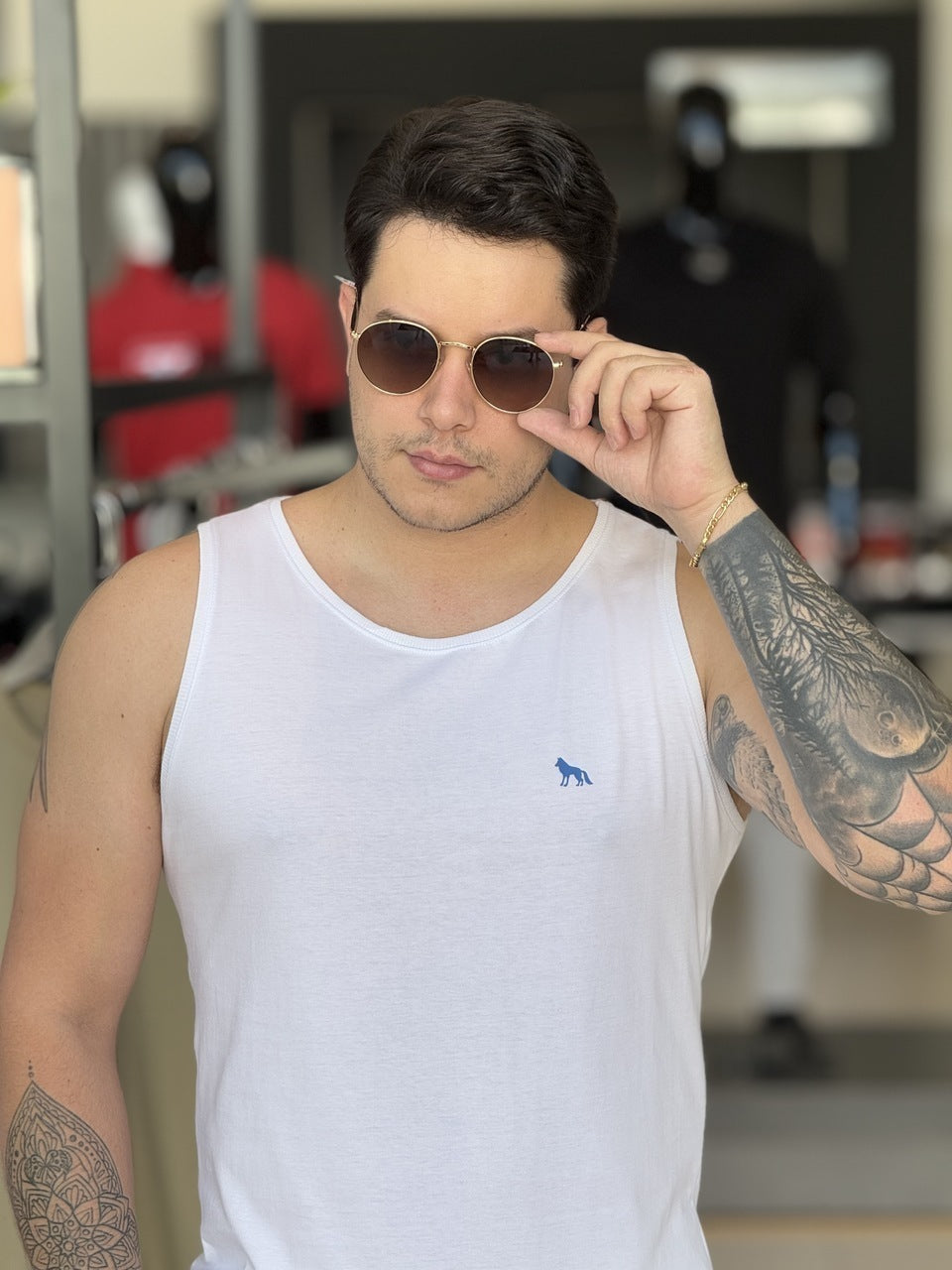 Regata Acostamento Casual Masculino