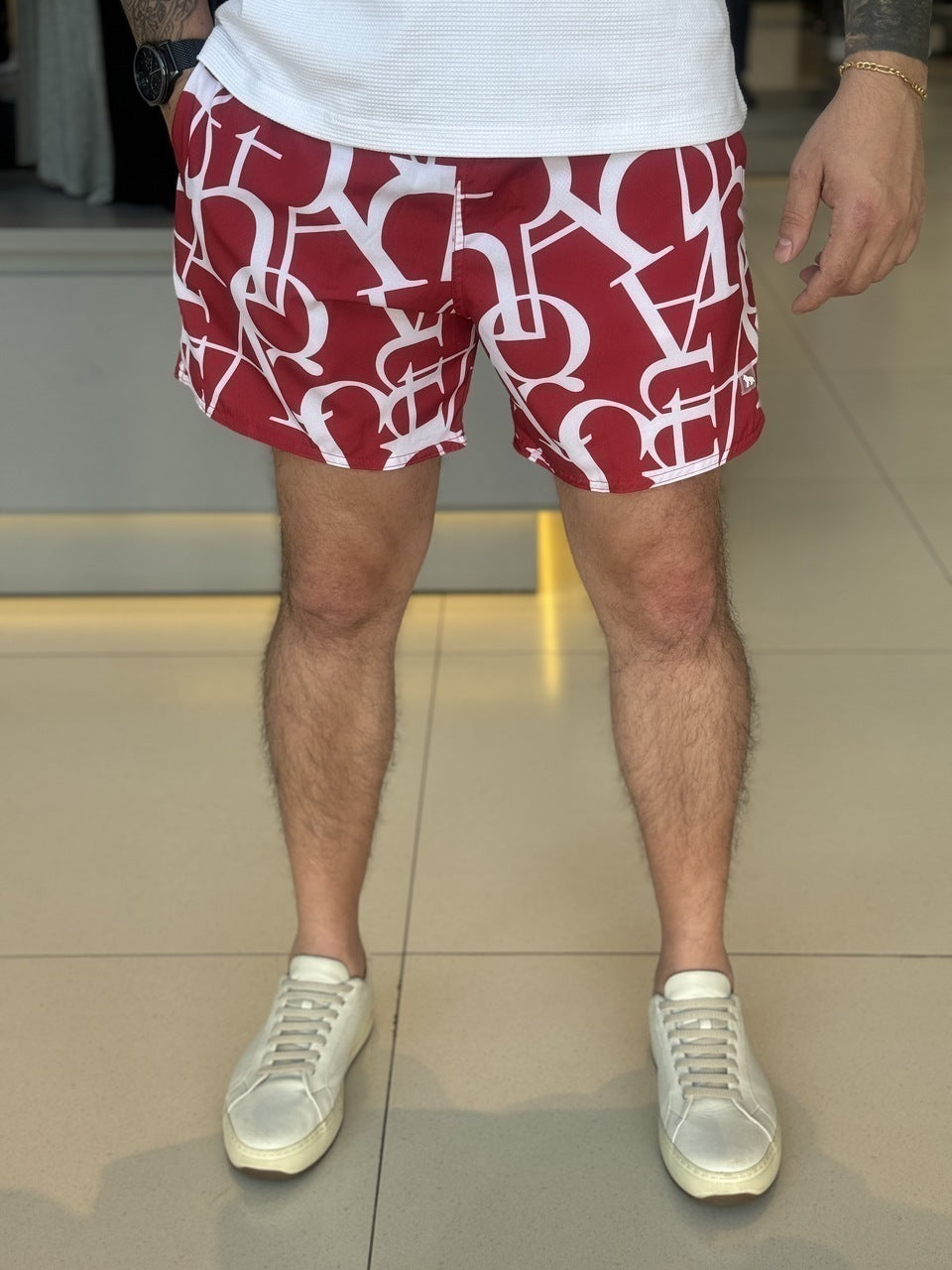 Short Acostamento Elastano Masculino