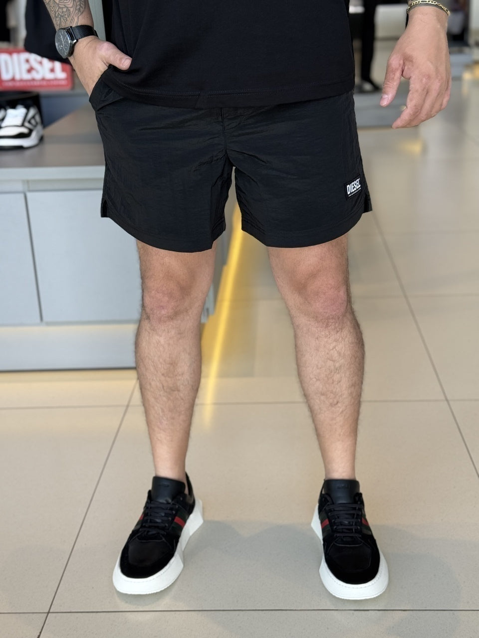 Short Diesel BMBX-Rio Parachute Calzoncini Masculino