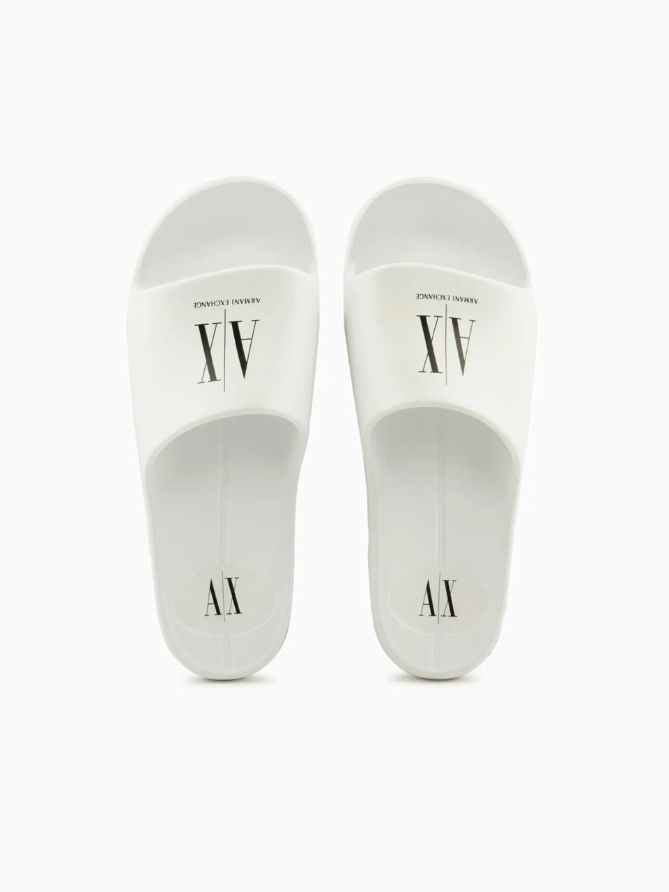 Slide Armani Exchange Bubble com Logo Masculino