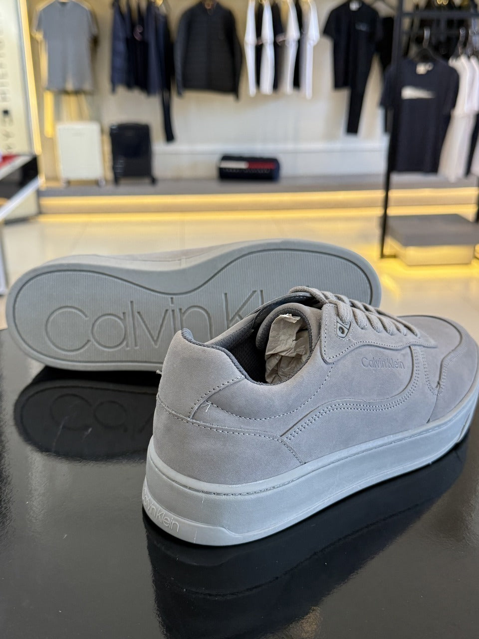Tenis Calvin Klein Layers Queima Lateral Nobuck Masculino