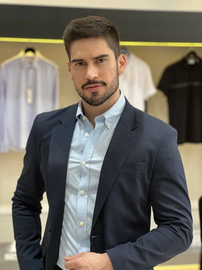 Blazer Calvin Klein Essentials Extreme Slim Masculino Azul Marinho