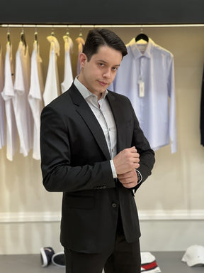 Blazer Calvin Klein Essentials Extreme Slim Masculino Preto