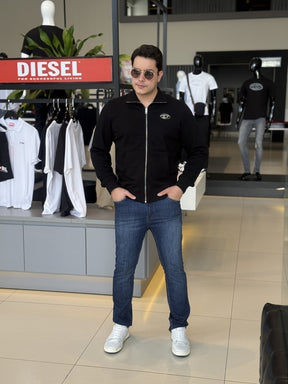 Blusa Diesel Moletom S-Ginni-Zip-Od Felpa Masculino