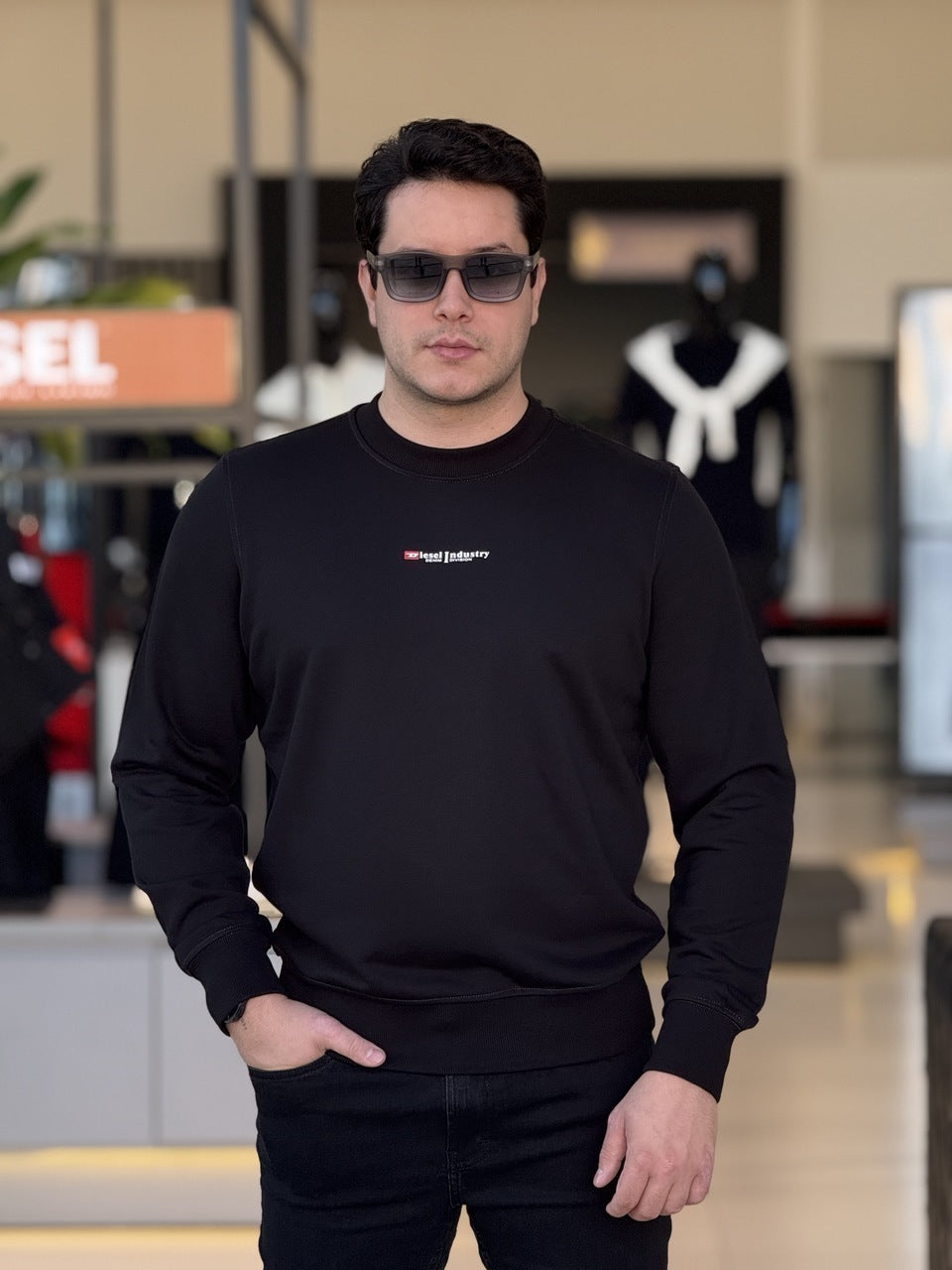 Blusão Diesel S- Ginn-K45 Moletom Masculino