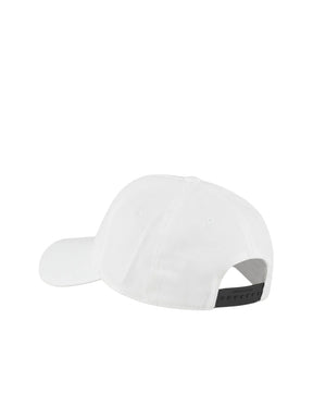 Boné Armani Exchange Logo Assinatura Bordado Relevo Frontal Masculino Branco
