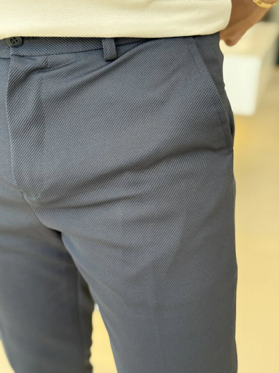 Calça Impire Alfaiataria Slim Cropped Masculino