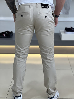 Calça Armani Exchange Slim Alfaiataria 8NZP45ZN1RZ Bege Masculino Bege