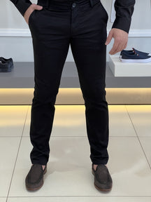 Calça Armani Exchange Slim Alfaiataria 8NZP45ZN1RZ Black Masculino Preto