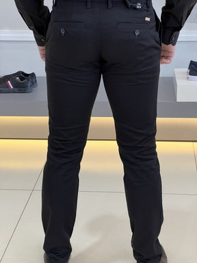 Calça Armani Exchange Slim Alfaiataria 8NZP45ZN1RZ Black Masculino Preto