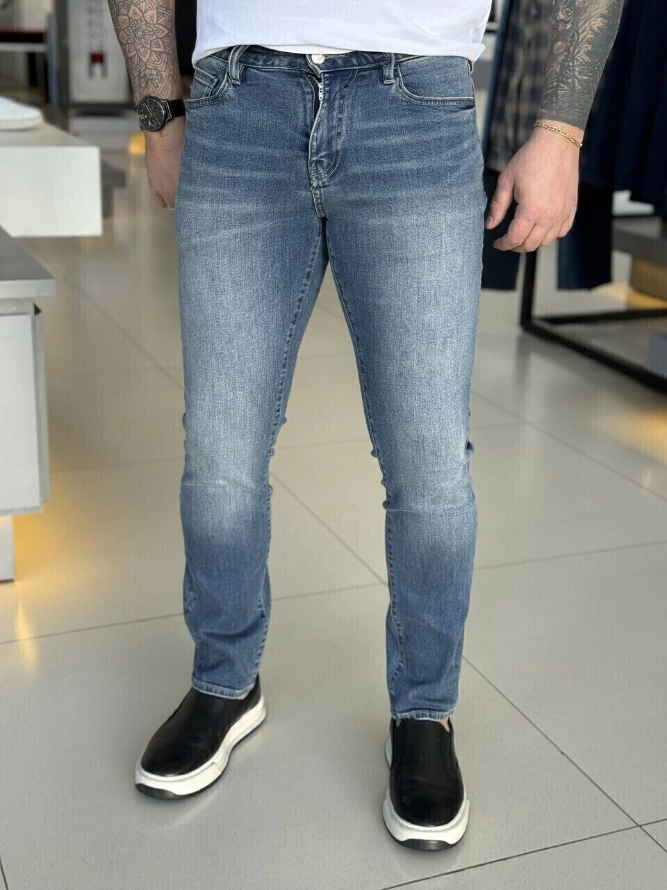 Calça Armani Exchange Jeans Slim Masculino