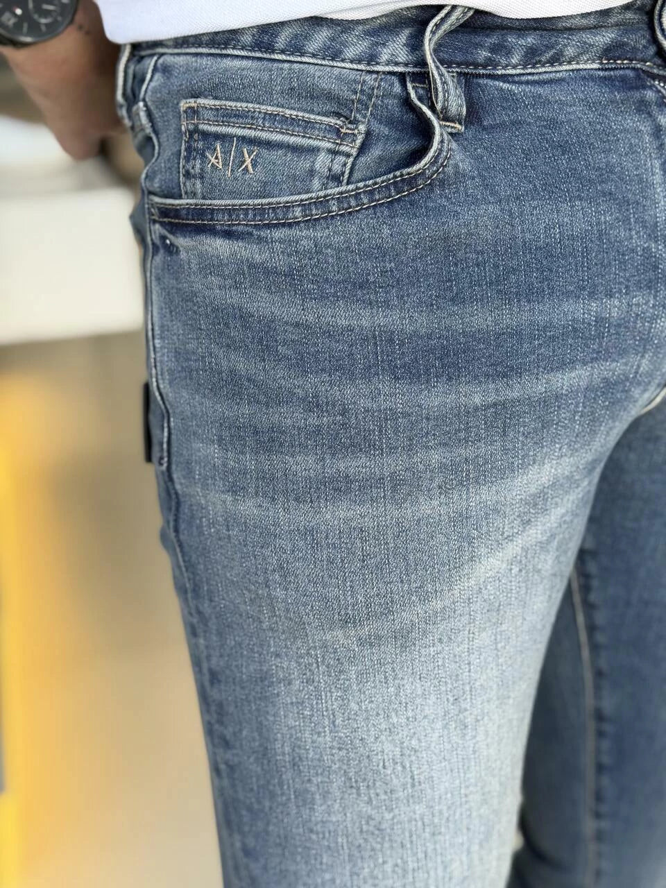 Calça Armani Exchange Jeans Slim Masculino