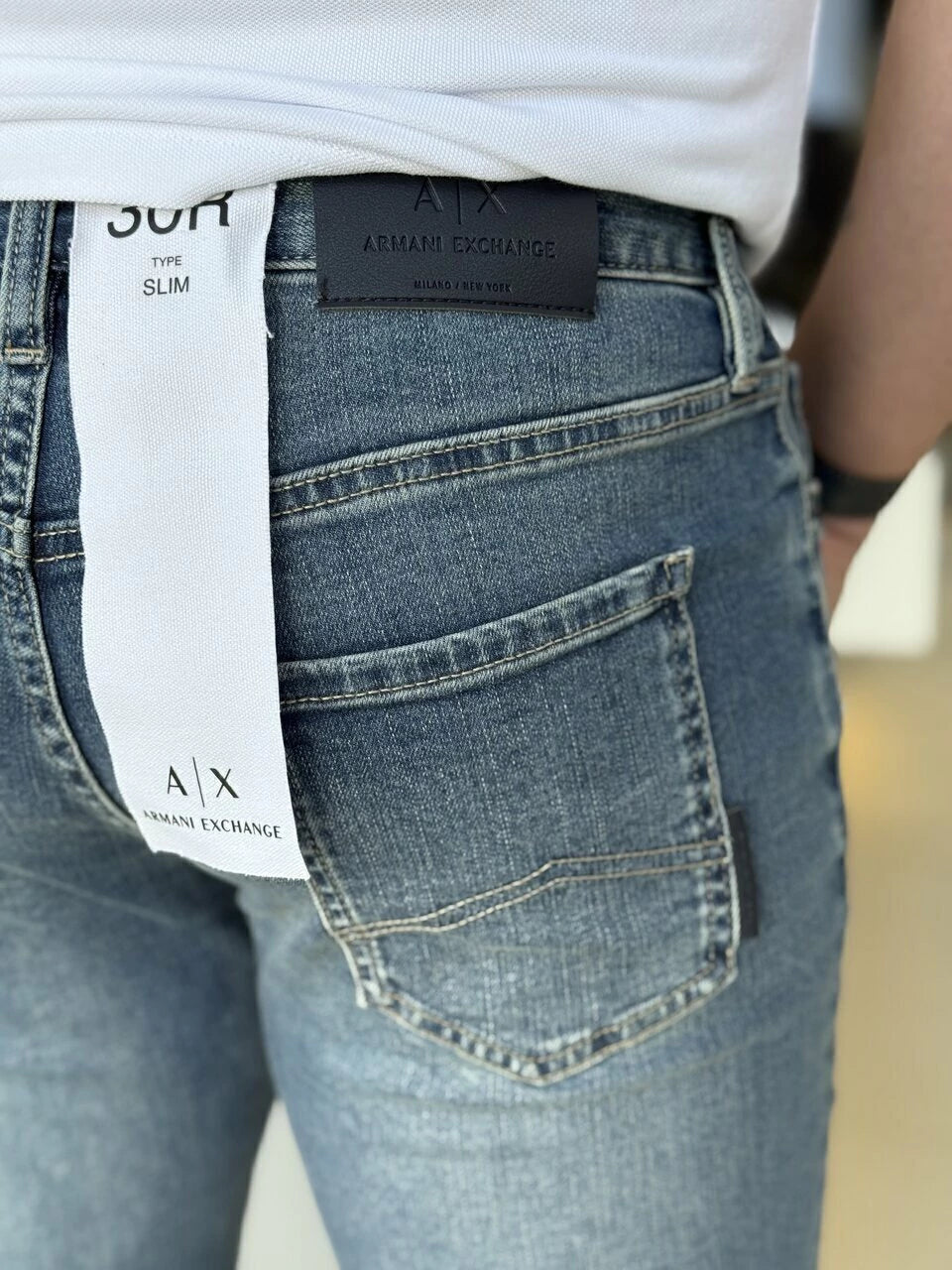 Calça Armani Exchange Jeans Slim Masculino