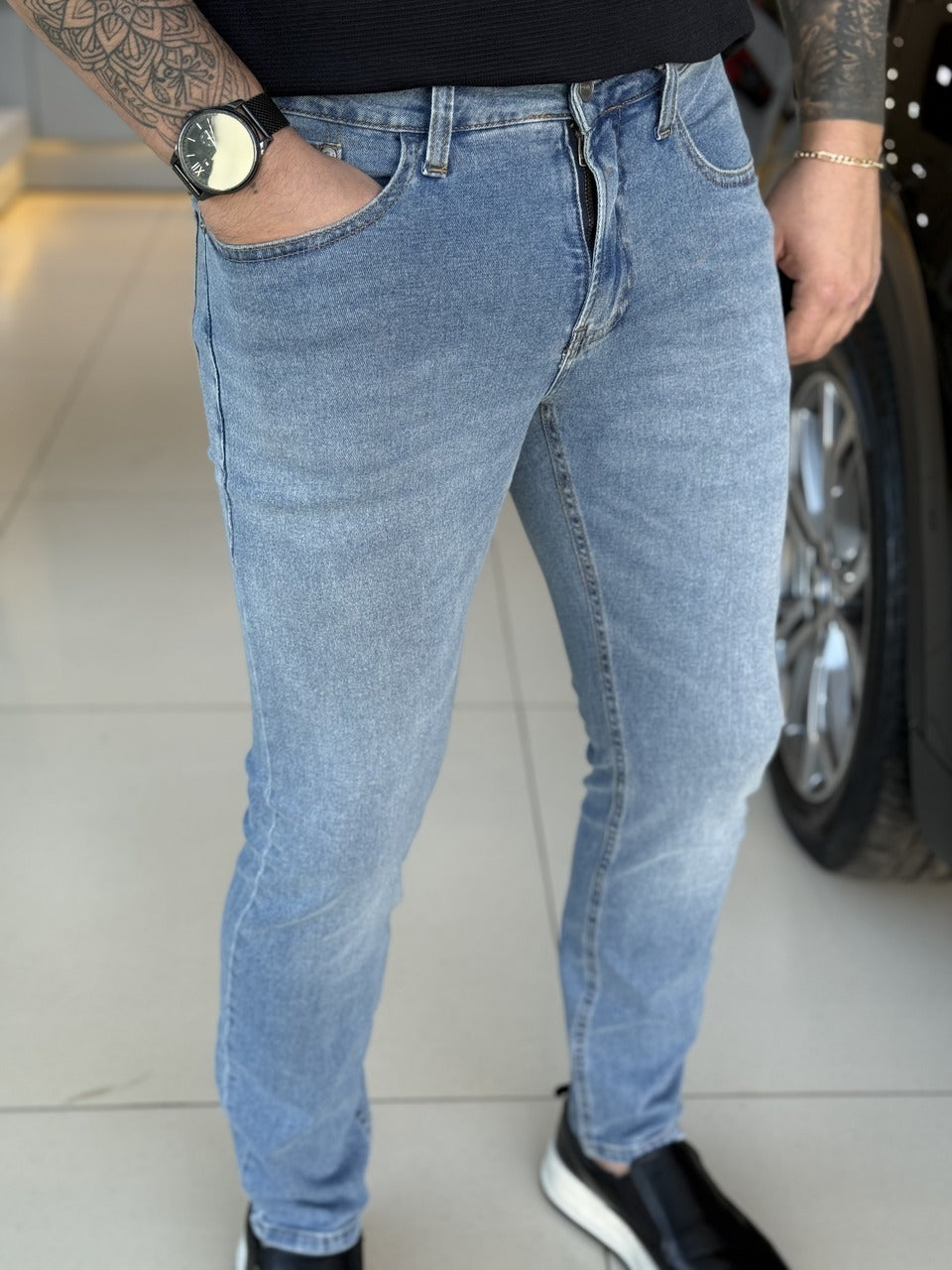 Calça Calvin Klein Super Skinny Masculino