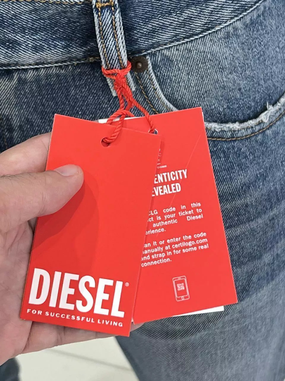 Calça Diesel Jeans Superior Quality Italian Washing Destroyed Masculino Azul