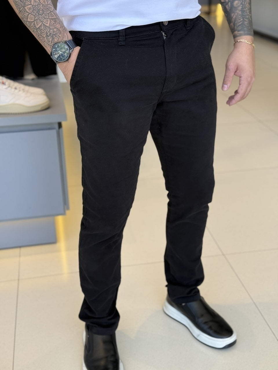 Calça Impire Sarja Casual Regular Masculino
