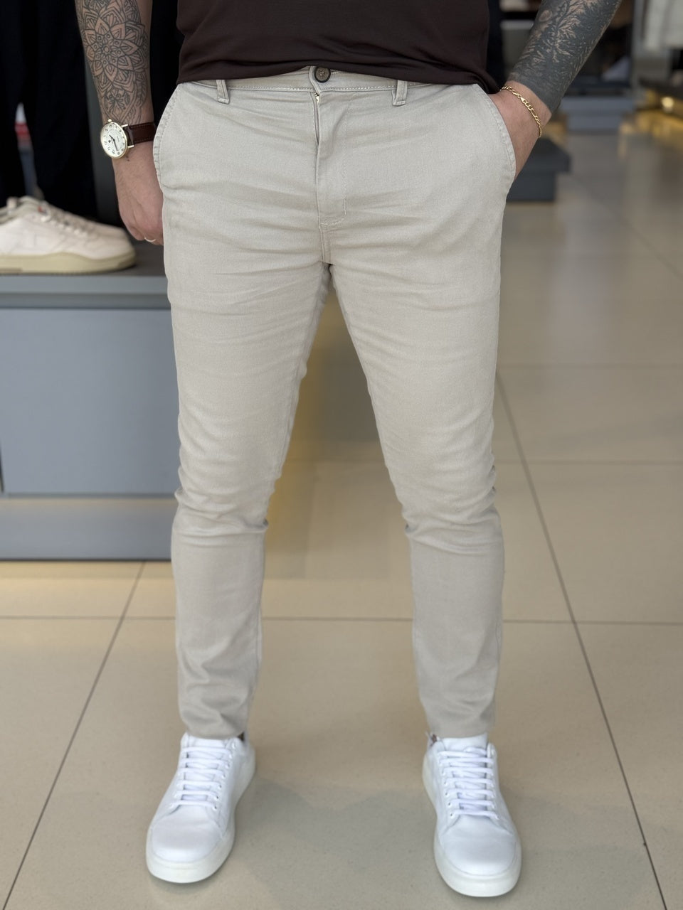 Calça Impire Sarja Casual Regular Masculino
