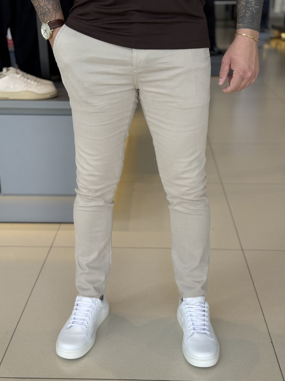 Calça Impire Sarja Casual Regular Masculino