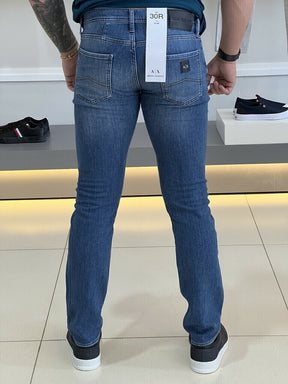 Calça Armani Exchange Jeans Slim 6RZJ13Z1TTZ Masculino Azul