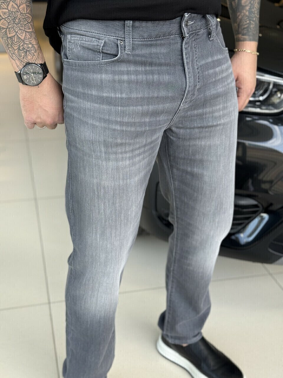 Calça Armani Exchange Jeans J13 Slim Fit Masculino