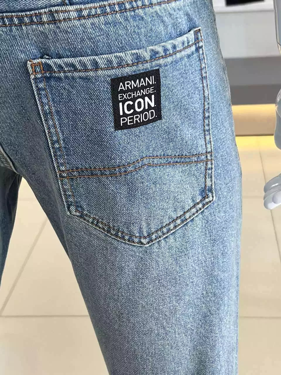 Calça Armani Exchange Jeans Indigo Masculino Azul