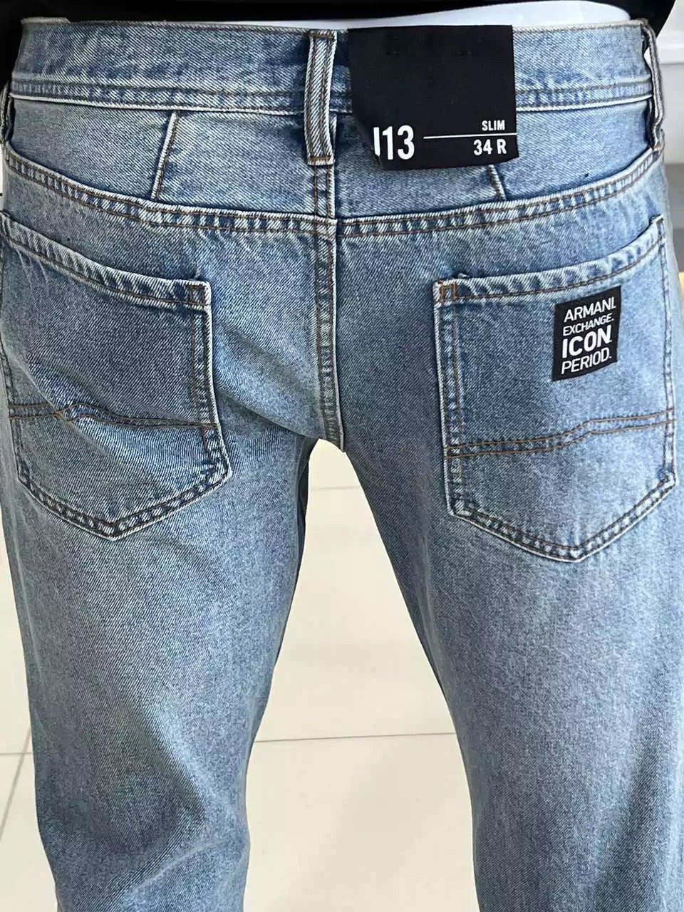 Calça Armani Exchange Jeans Indigo Masculino Azul